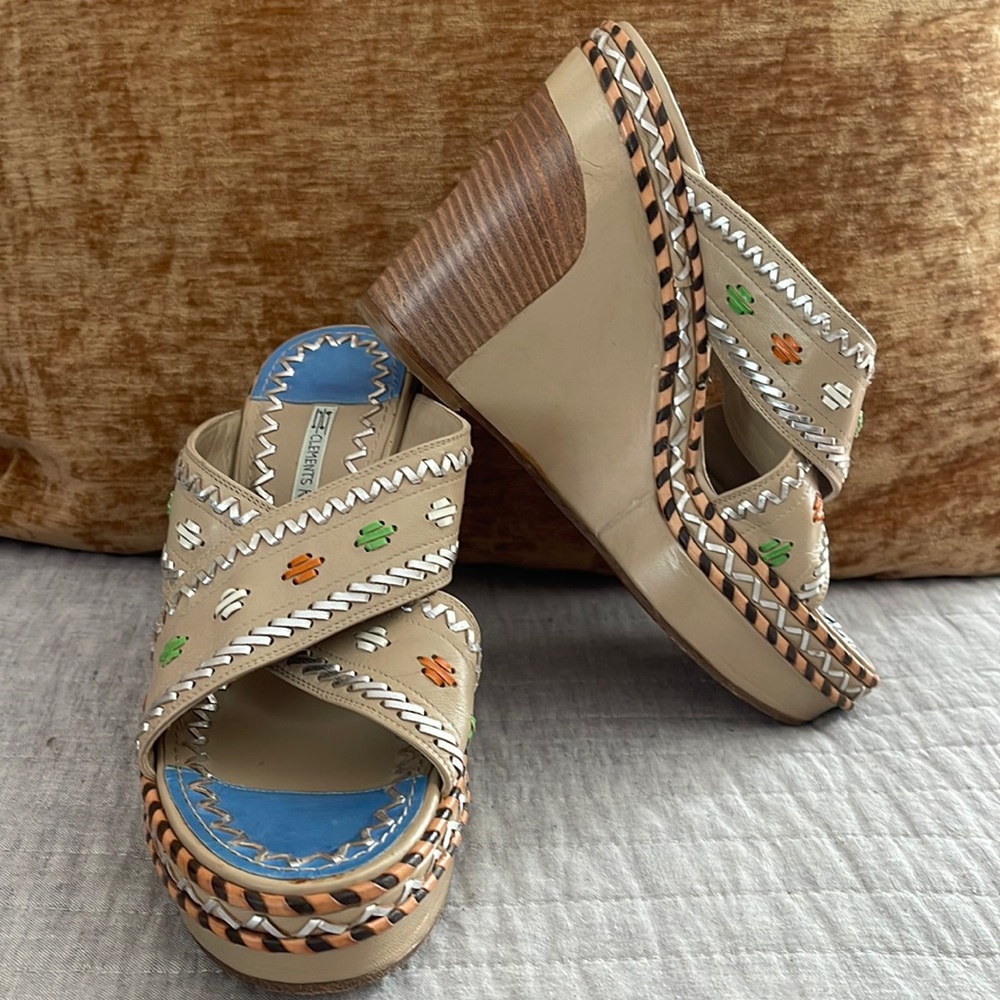 CLEMENTS RIBEIRO SLIDE SANDALS 37